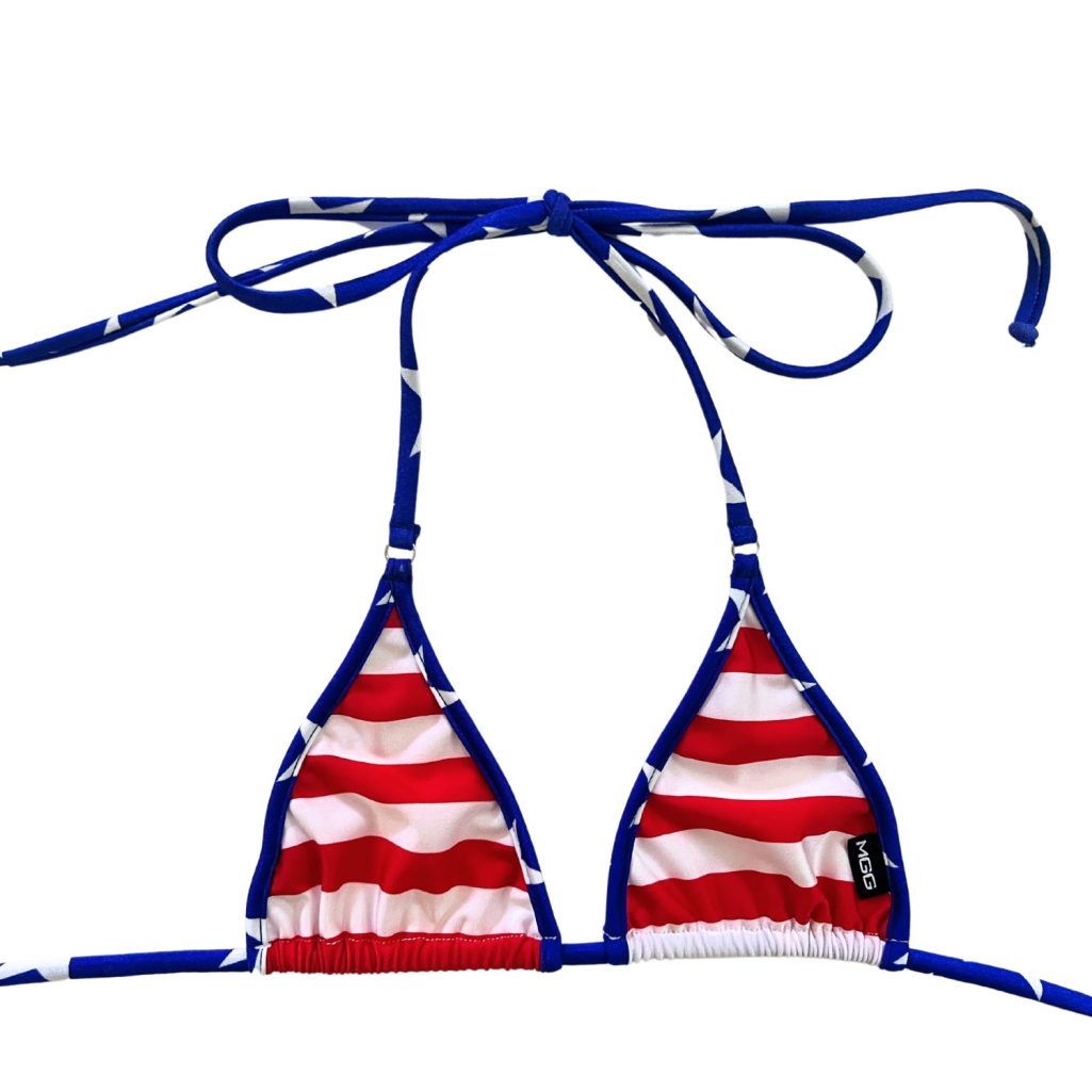 Stripes n Stars - Mini Bikini Top image 3