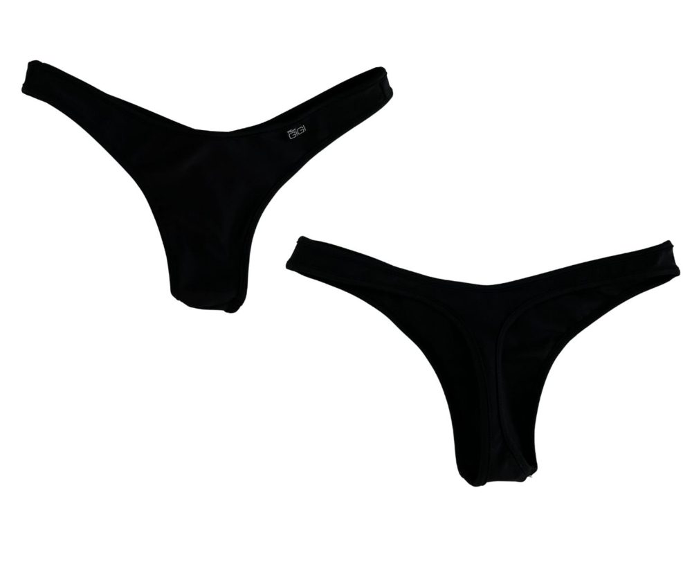 Midnight Black - Classic T- Back Bikini Bottom image 0