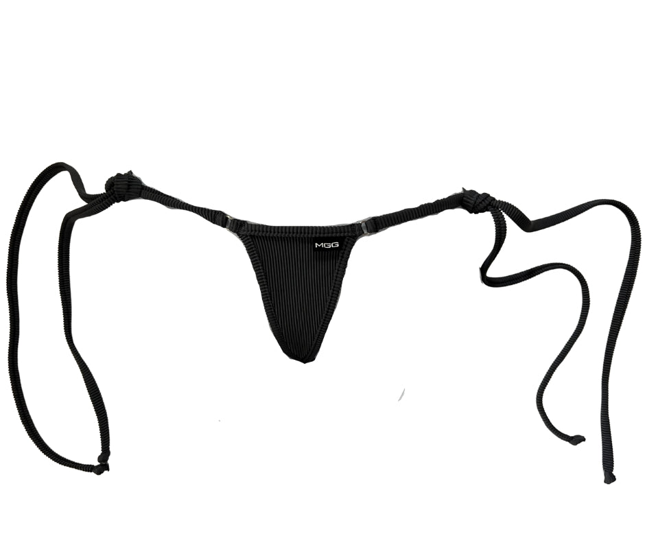 Slate Gray - Tie Sides Bikini Bottom image 0