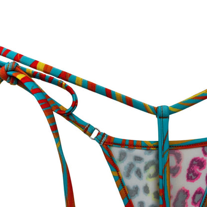 Safari Palms - Single Tie Side Bikini Bottom image 1