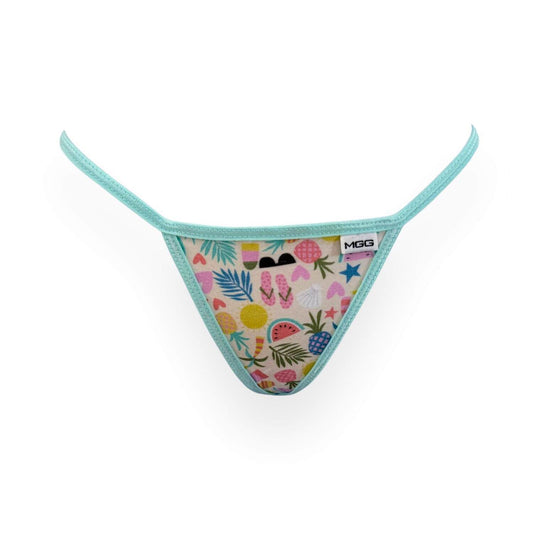 Beach Day - Low Rise Cotton G-String