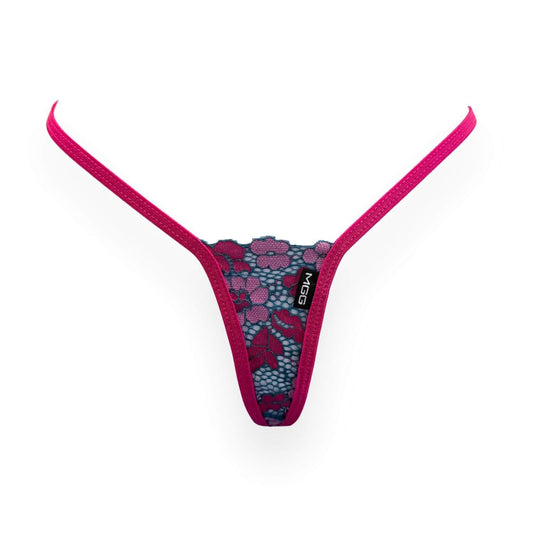 Berry Blossom - Ultra Lace Thong G-String Lingerie