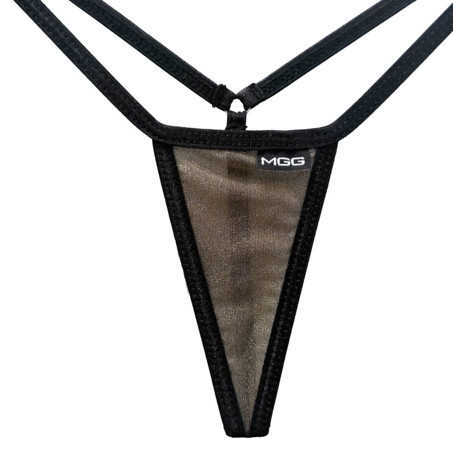 Mini tanga rosa claro - Brillante y transparente