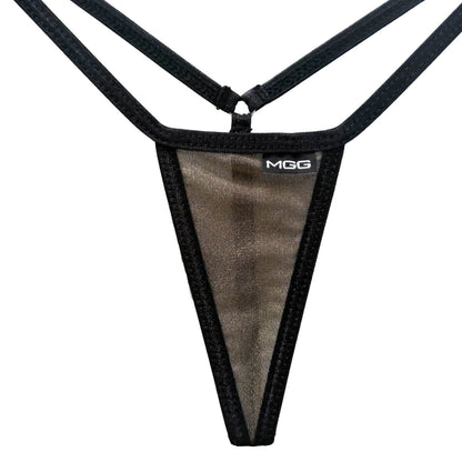 Mini tanga rosa claro - Brillante y transparente