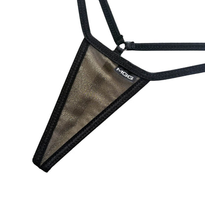 Mini tanga rosa claro - Brillante y transparente