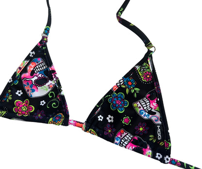 Sugar Skull - Mini Bikini Top image 2