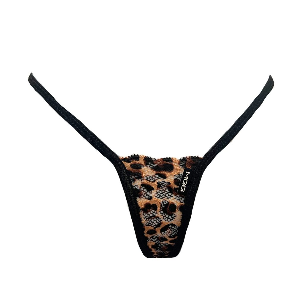 Leopard Print - Ultra Lace Thong G-String Lingerie image 0