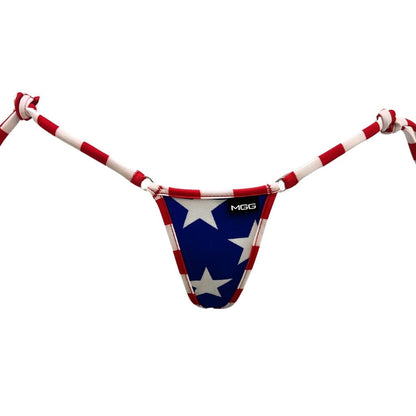 Stars & Stripes - Tie Sides Bikini Bottom image 4