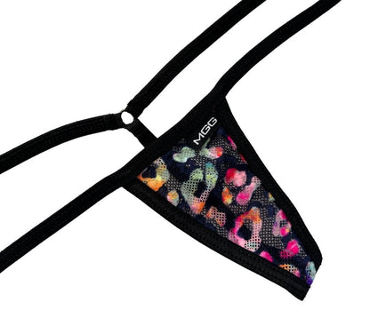 Electric Leopard - Mini Lace G-String Underwear image 1
