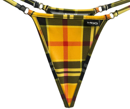 Clueless - Yellow Plaid - Mini Bikini Bottom image 3