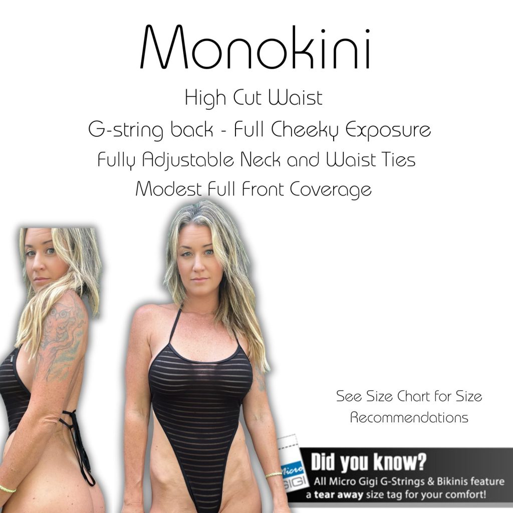 Coastline - Black - Monokini image 2