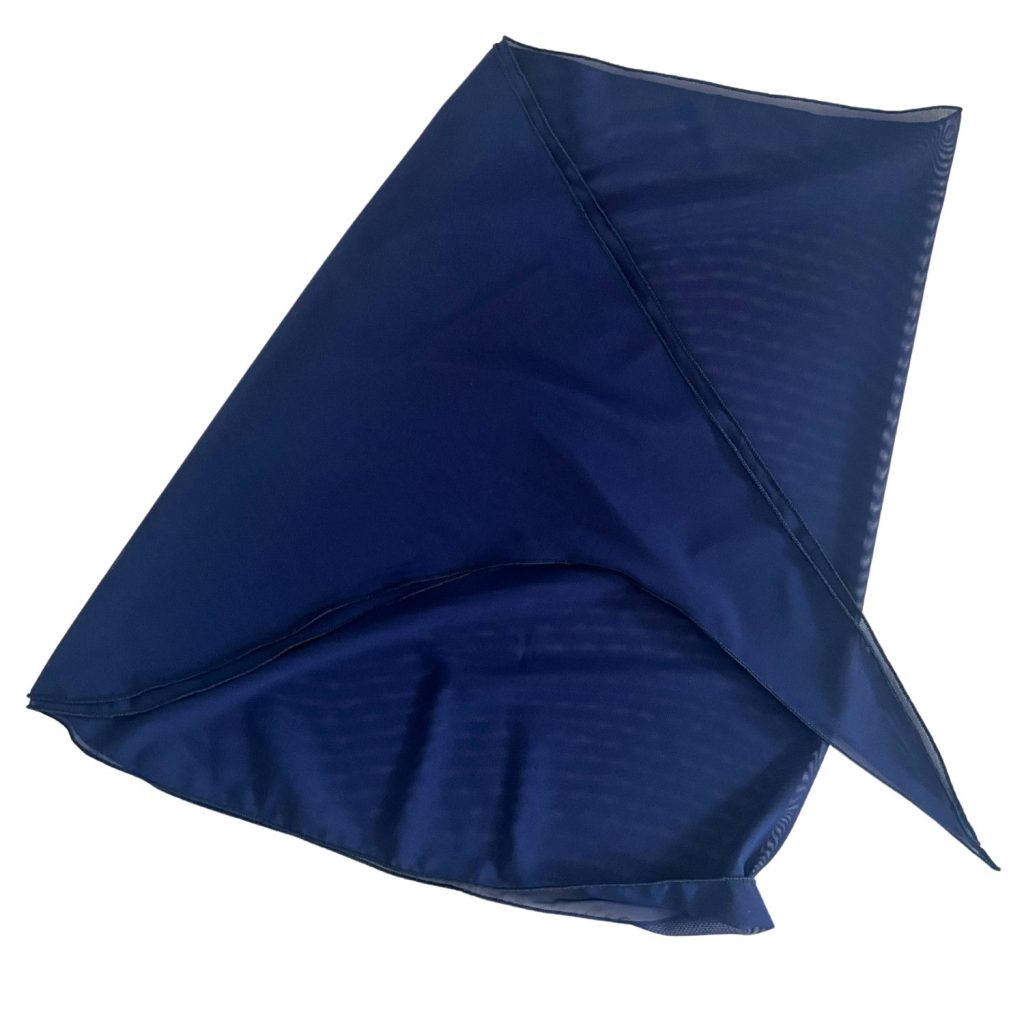 Navy Blue Sheer Sarong Coverup image 3