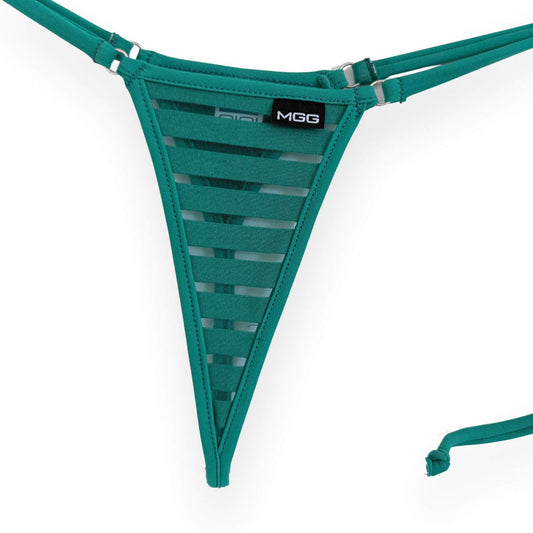 Coastline - Kelly Green -  Tie Sides Bikini Bottom