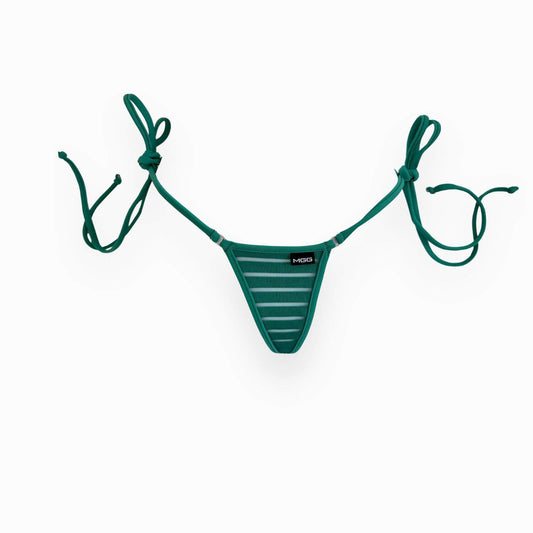 Coastline - Kelly Green -  Tie Sides Bikini Bottom