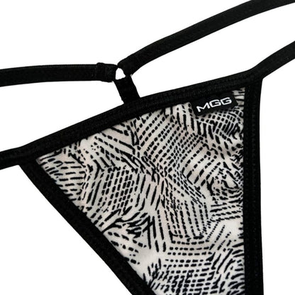 Abstract Stripes - Low Rise G-String Underwear image 1