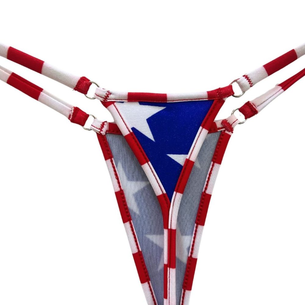 Stars & Stripes - Tie Sides Bikini Bottom image 2