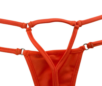Atomic Tangerine - Open Triangle Bikini Bottom image 5