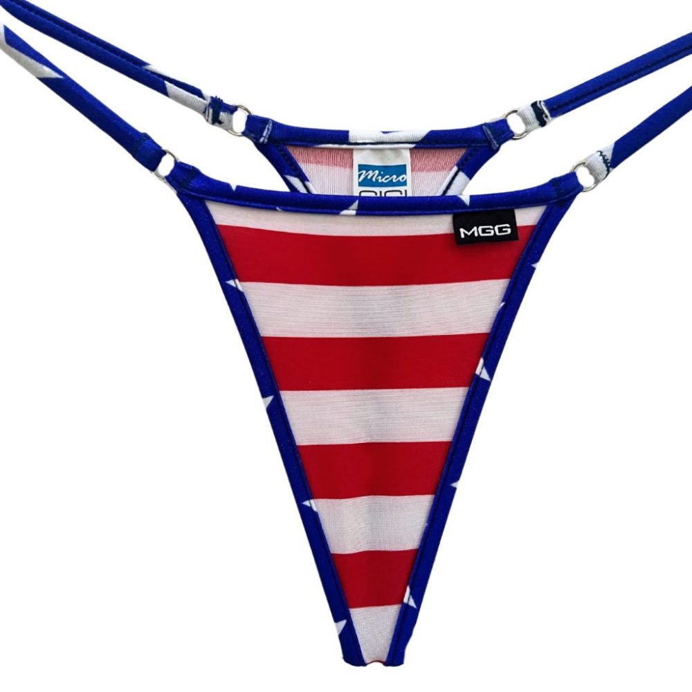 Stripes n Stars - Mini Bikini Bottom image 3