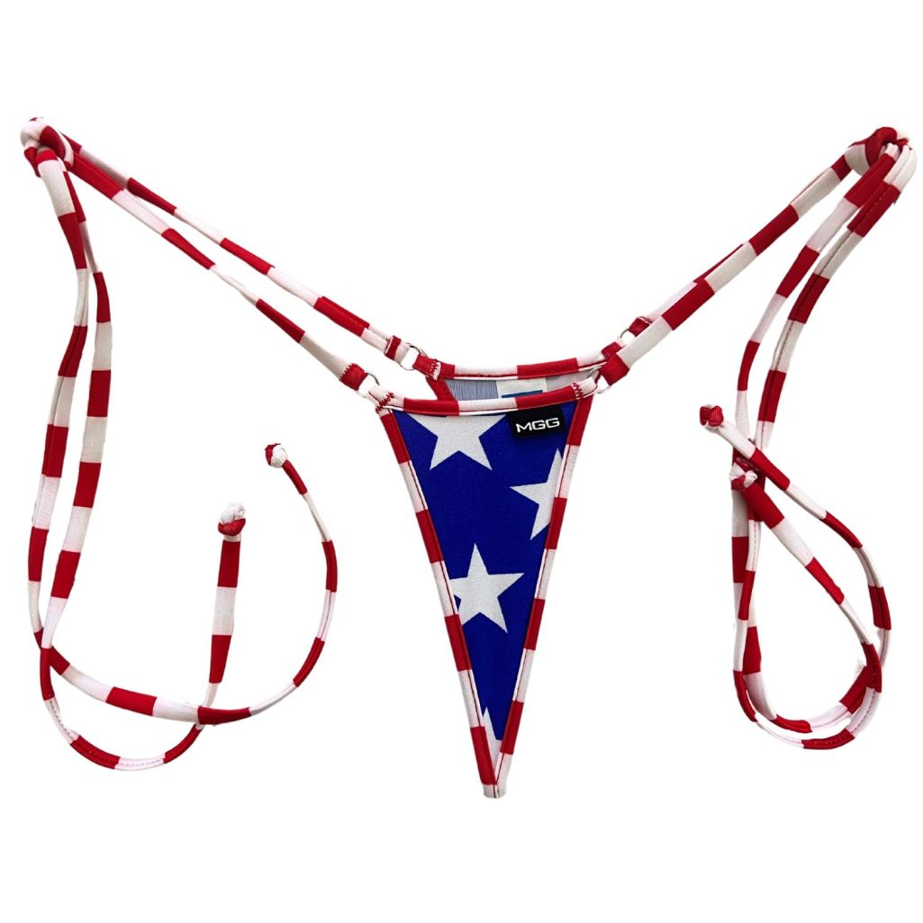 Stars & Stripes - Tie Sides Bikini Bottom image 3
