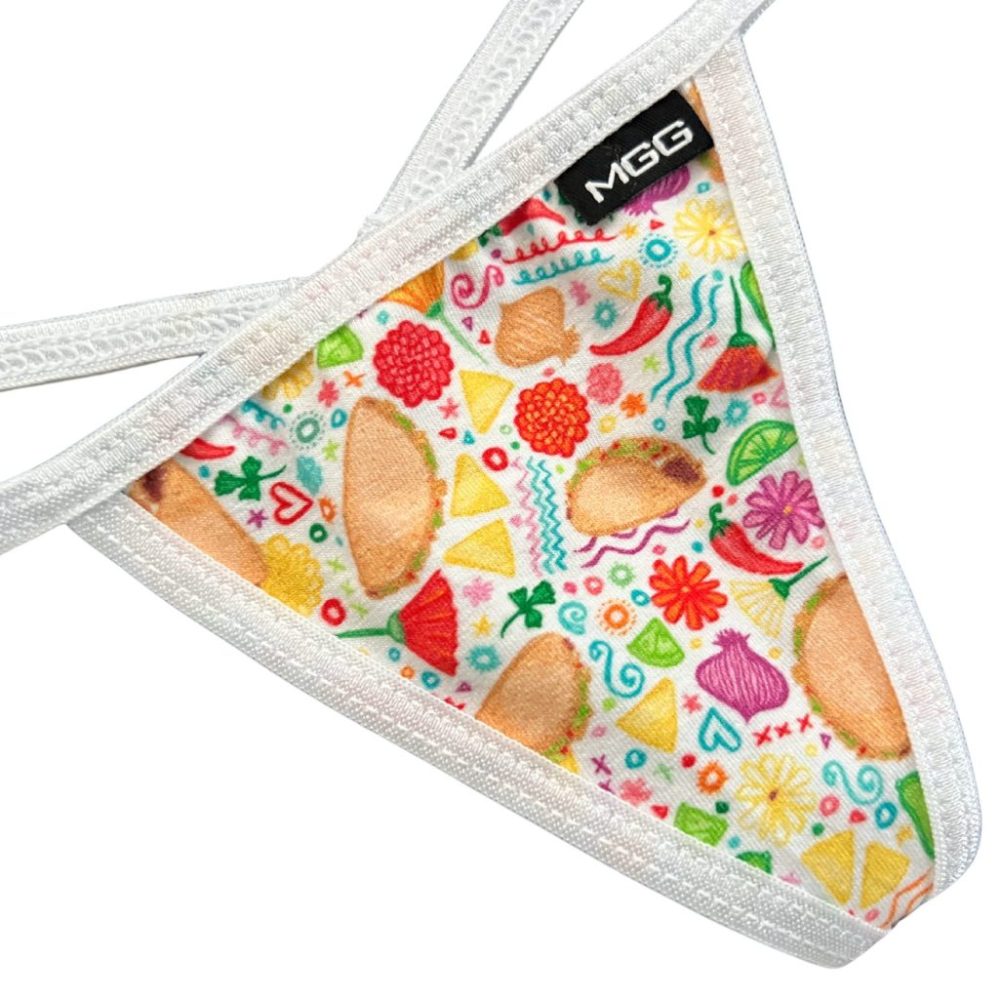 It's a Fiesta! - Low Rise Cotton G-String image 1