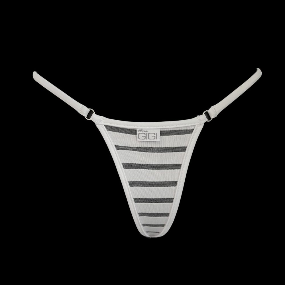 Coastline - White - Nano Bikini Bottom image 1