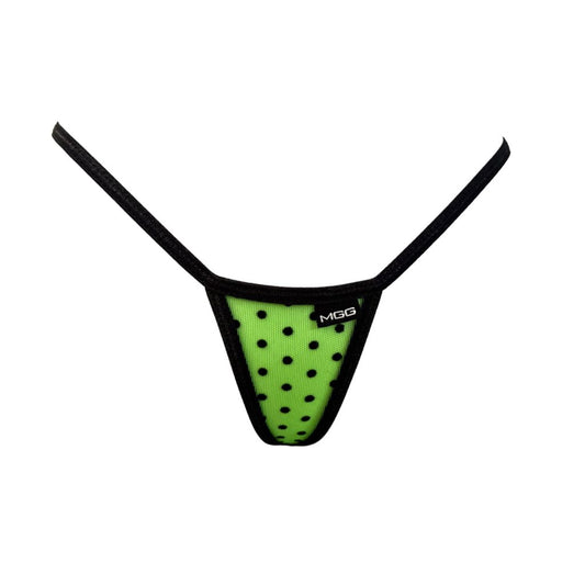 Neon Polka Dot - Mini Sheer G-String image 0
