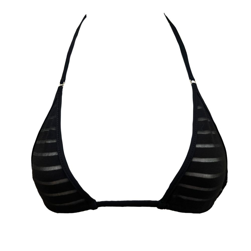Coastline - Black - Mini Bikini Top image 0
