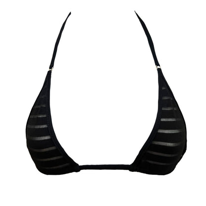 Coastline - Black - Mini Bikini Top image 0