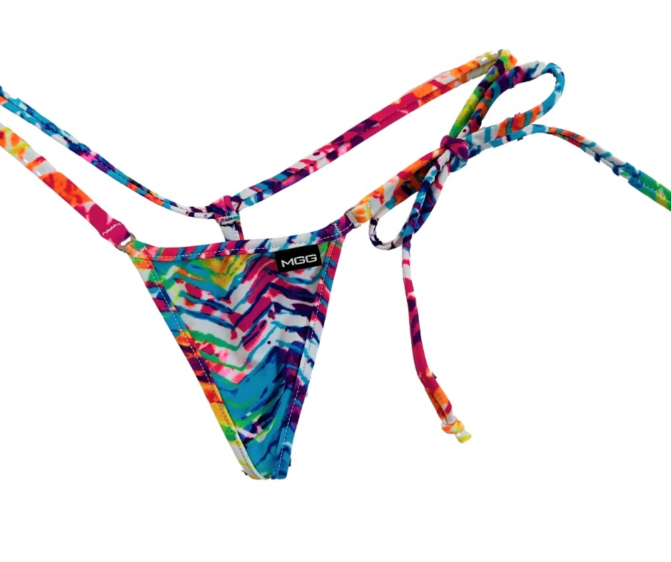 Vivid Waves - Single Tie Side Bikini Bottom image 2