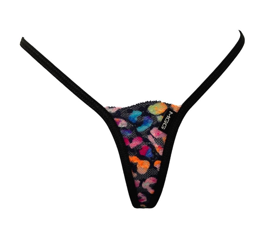 Electric Leopard - Ultra Lace G-String Lingerie image 0