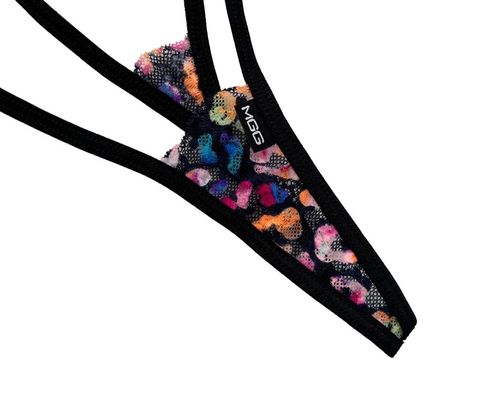 Electric Leopard - Ultra Lace G-String Lingerie image 4