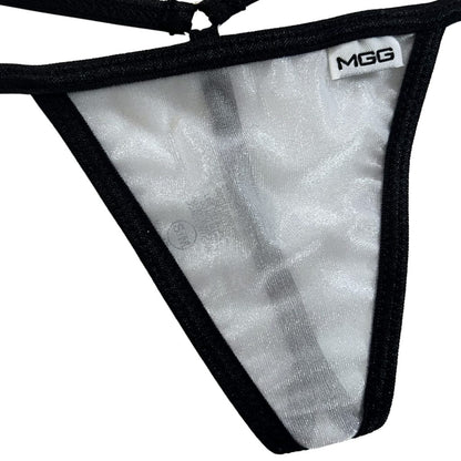 Tuxedo - Sparkle Sheer - Low Rise G-String Underwear image 2