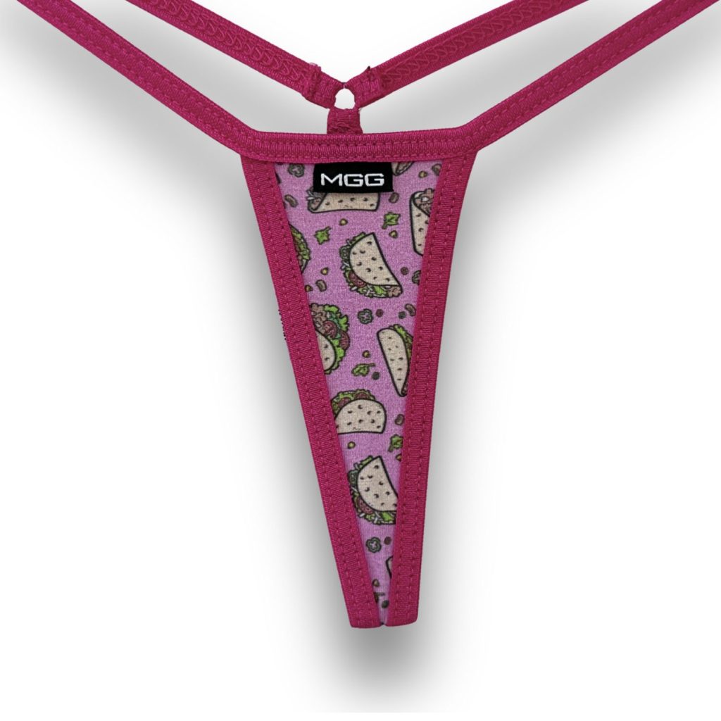 Tacos - Pink- Extreme G-String Underwear image 1