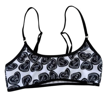 Love Stinks Candy Hearts - Leisure Bralette image 4