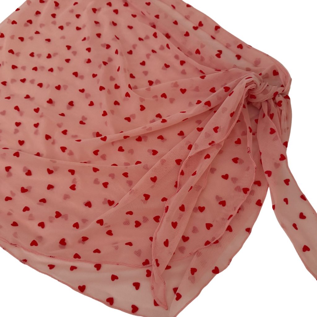 Hearts Sheer Sarong Coverup image 4