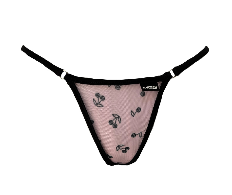 Cherry Bomb Sheer  - Mini Bikini Bottom image 0