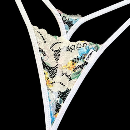 Summer Lace - Lace Thong G-String Underwear image 4