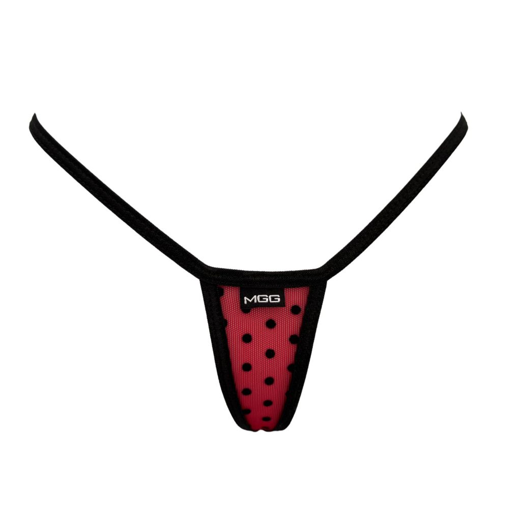 Apple Red Polka Dot - Extreme Sheer G-String image 0