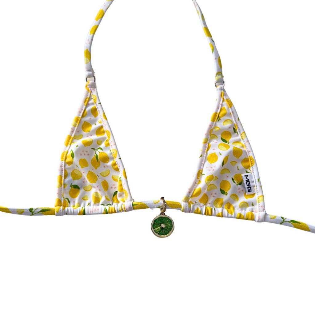 Lime Wheel Bikini Top Charm image 2