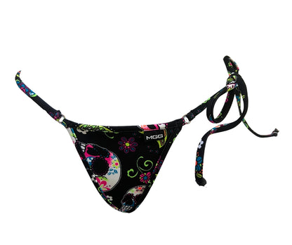 Sugar Skull - Single Tie Side Bikini Bottom image 0