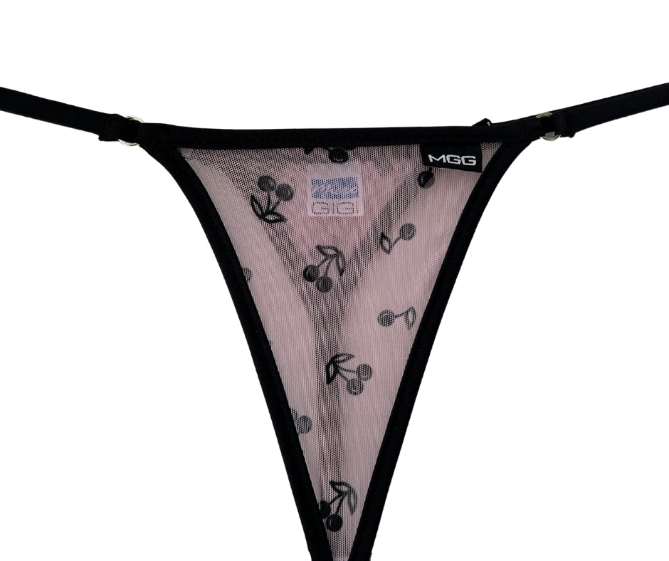 Cherry Bomb Sheer  - Mini Bikini Bottom image 3