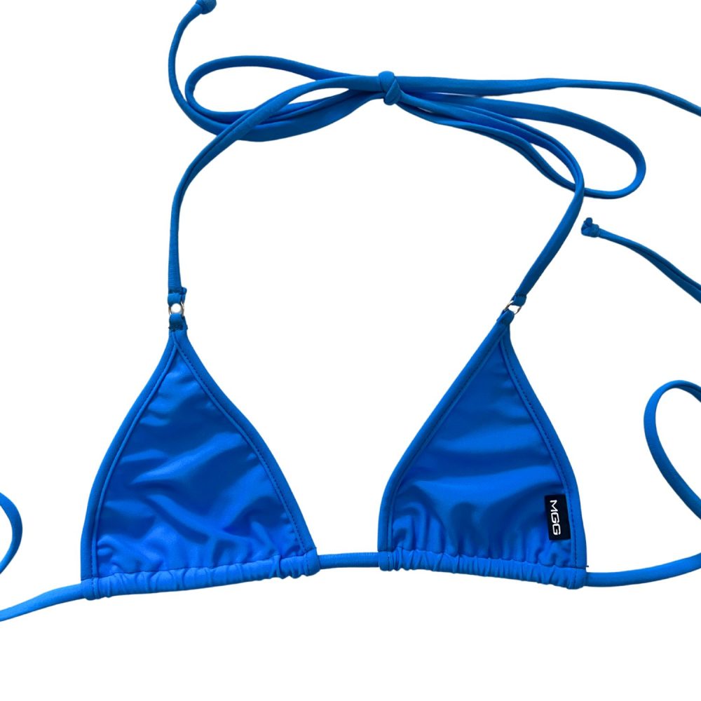 Azure Blue - Mini Bikini Top image 3