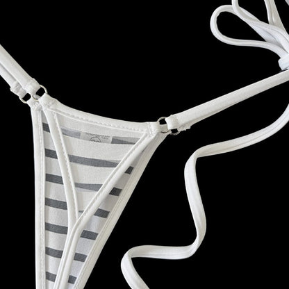 Coastline - White - Tie Sides Bikini Bottom image 2