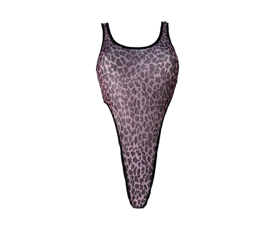 Sheer Wicked Temptation - High Leg Cut One Piece image 0