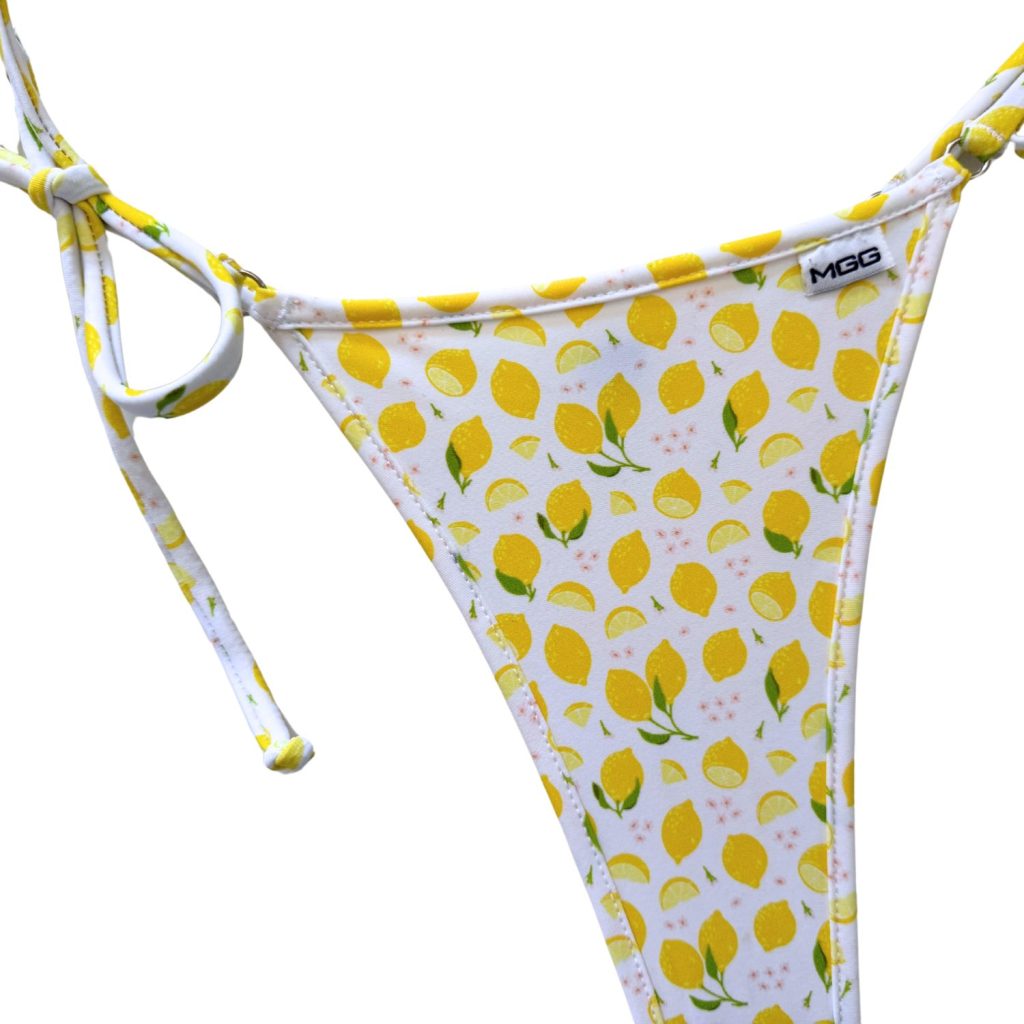 Limoncello - Brazilian Tie Sides Bikini Bottom image 1