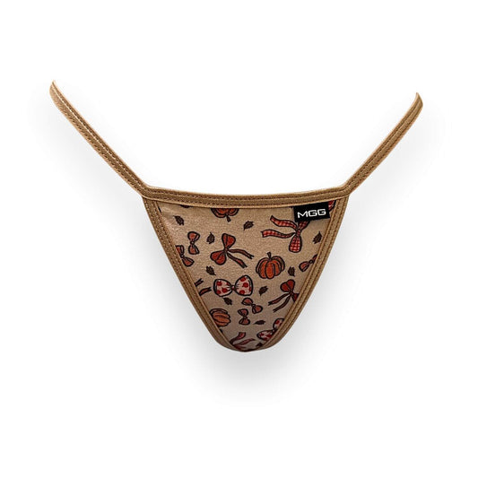 Fall Chic - Low Rise Cotton G-String