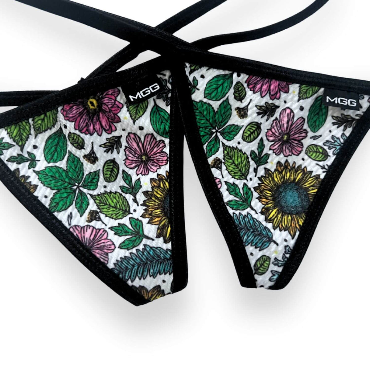 Fall Flowers - Low Rise Cotton G-String
