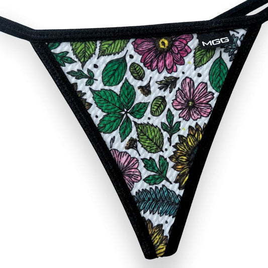 Pastèque d'été - Rose - String taille basse en coton