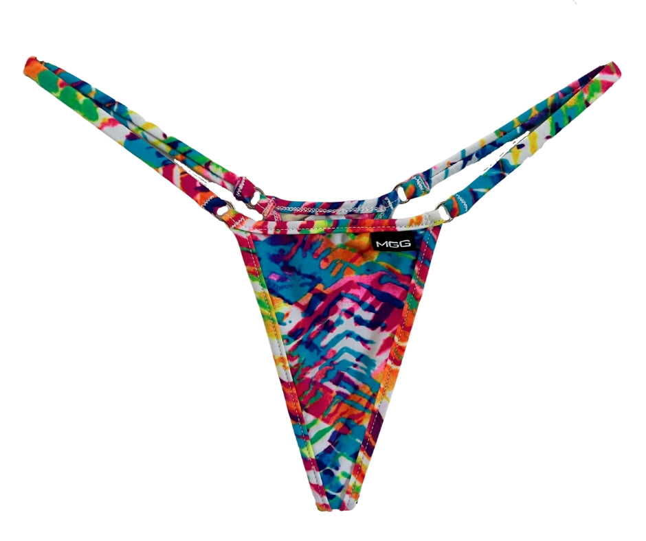 Vivid Waves - Mini Bikini Bottom image 2