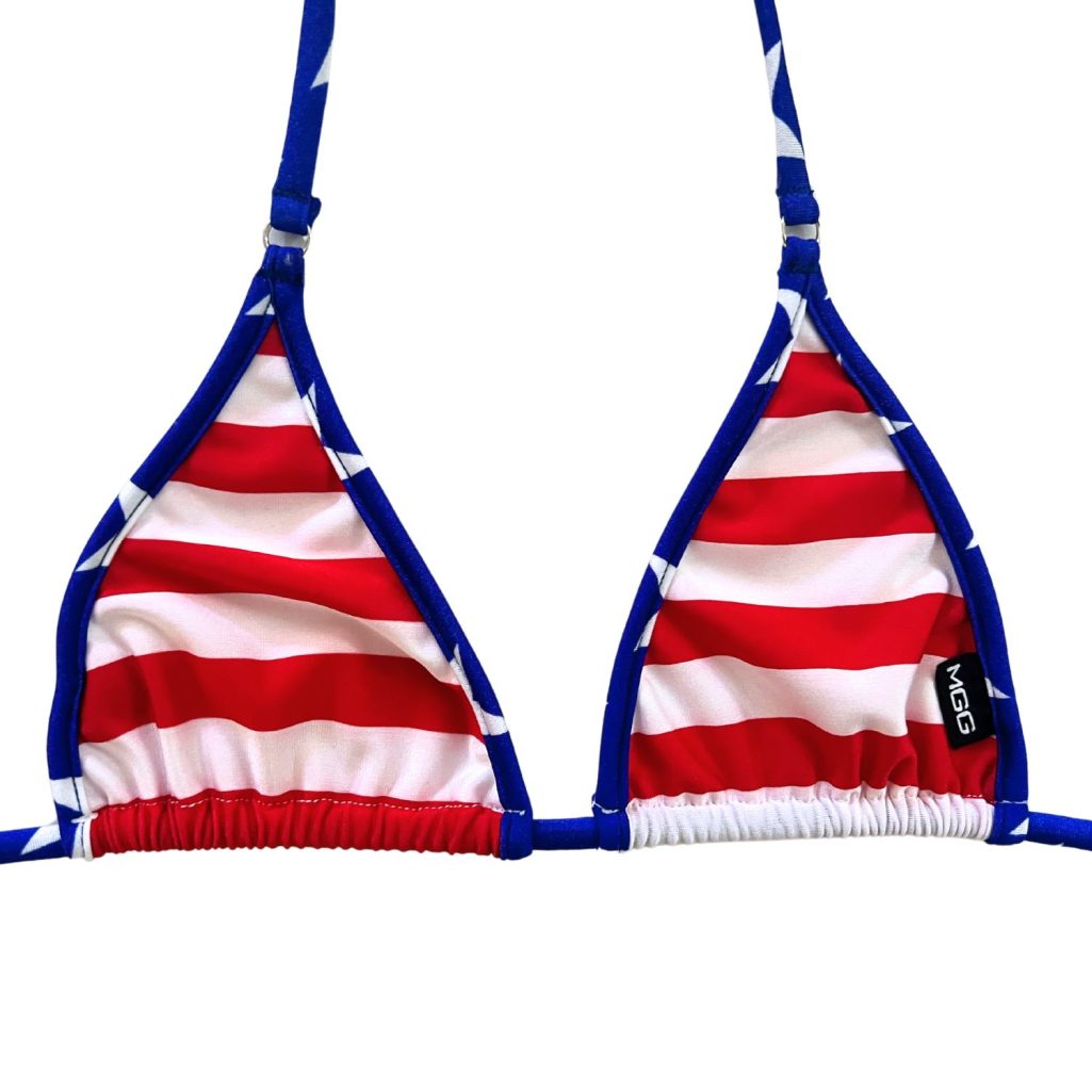Stripes n Stars - Mini Bikini Top image 4